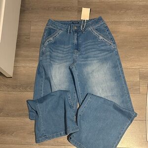 Women’s High-Rise Wide Leg Jeans - Blue